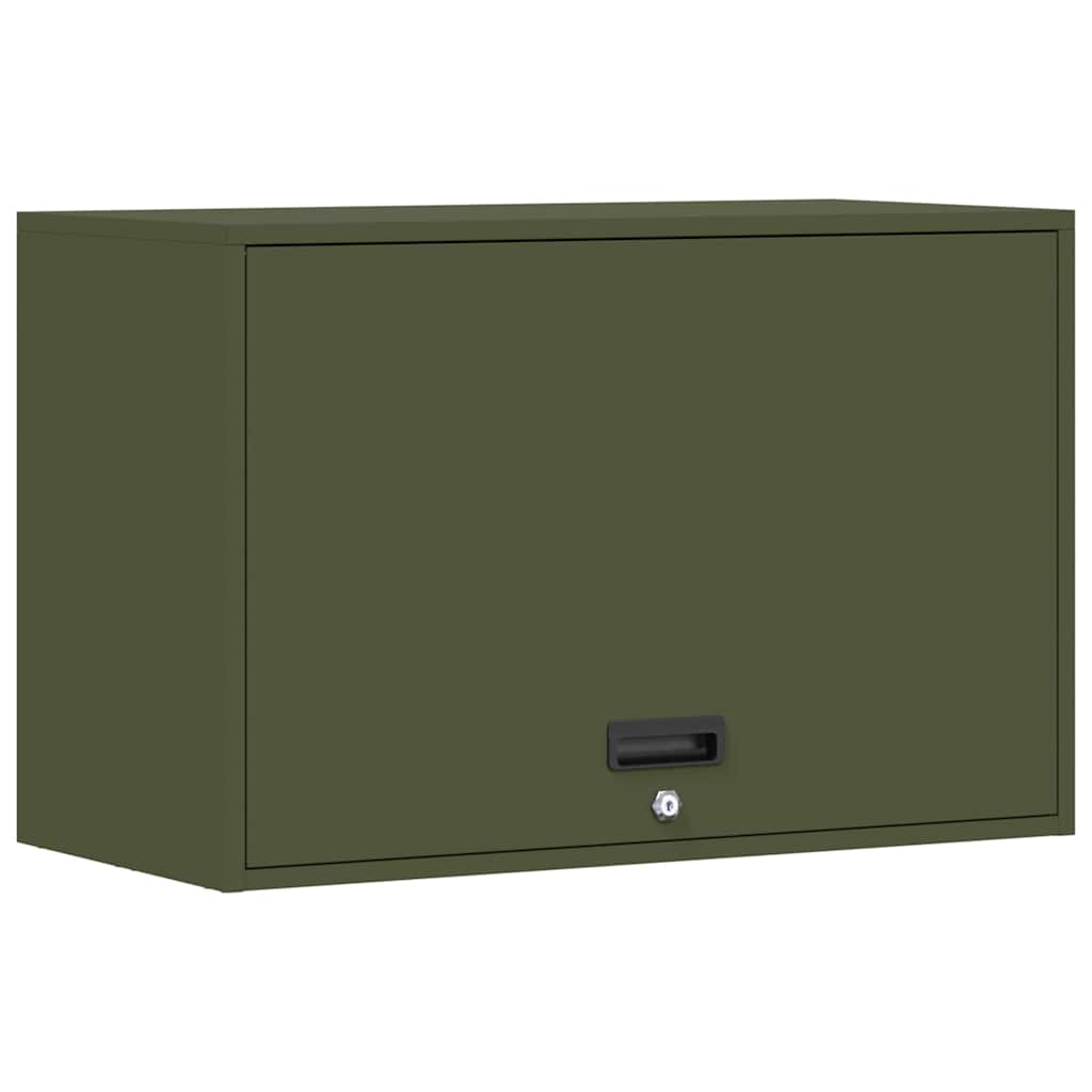 Armadio a muro per garage Oliver verde 80 x 40 x 53 cm | homemem39