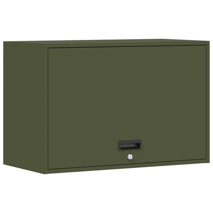 Armadio a muro per garage Oliver verde 80 x 40 x 53 cm | homemem39
