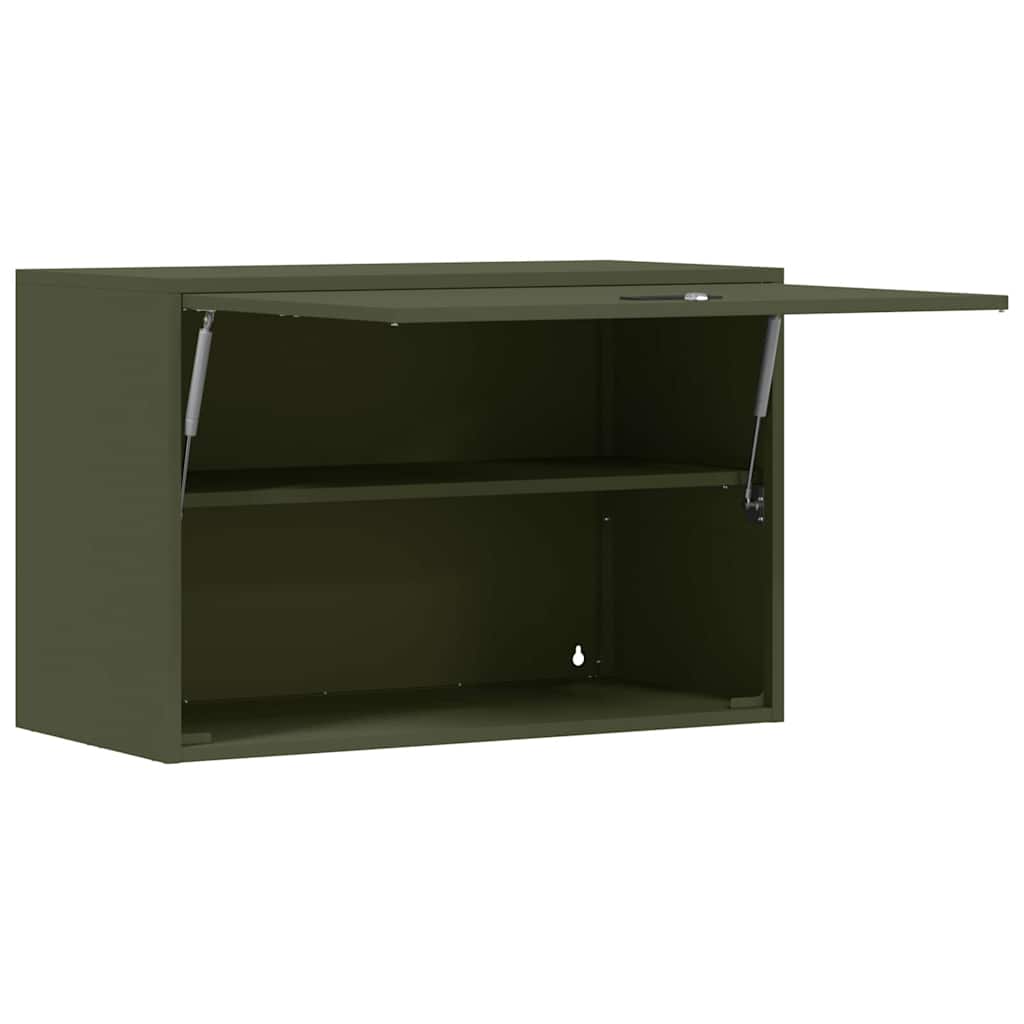 Armadio a muro per garage Oliver verde 80 x 40 x 53 cm