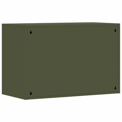 Armadio a muro per garage Oliver verde 80 x 40 x 53 cm | homemem39