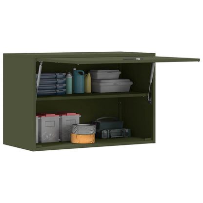 Armadio a muro per garage Oliver verde 80 x 40 x 53 cm