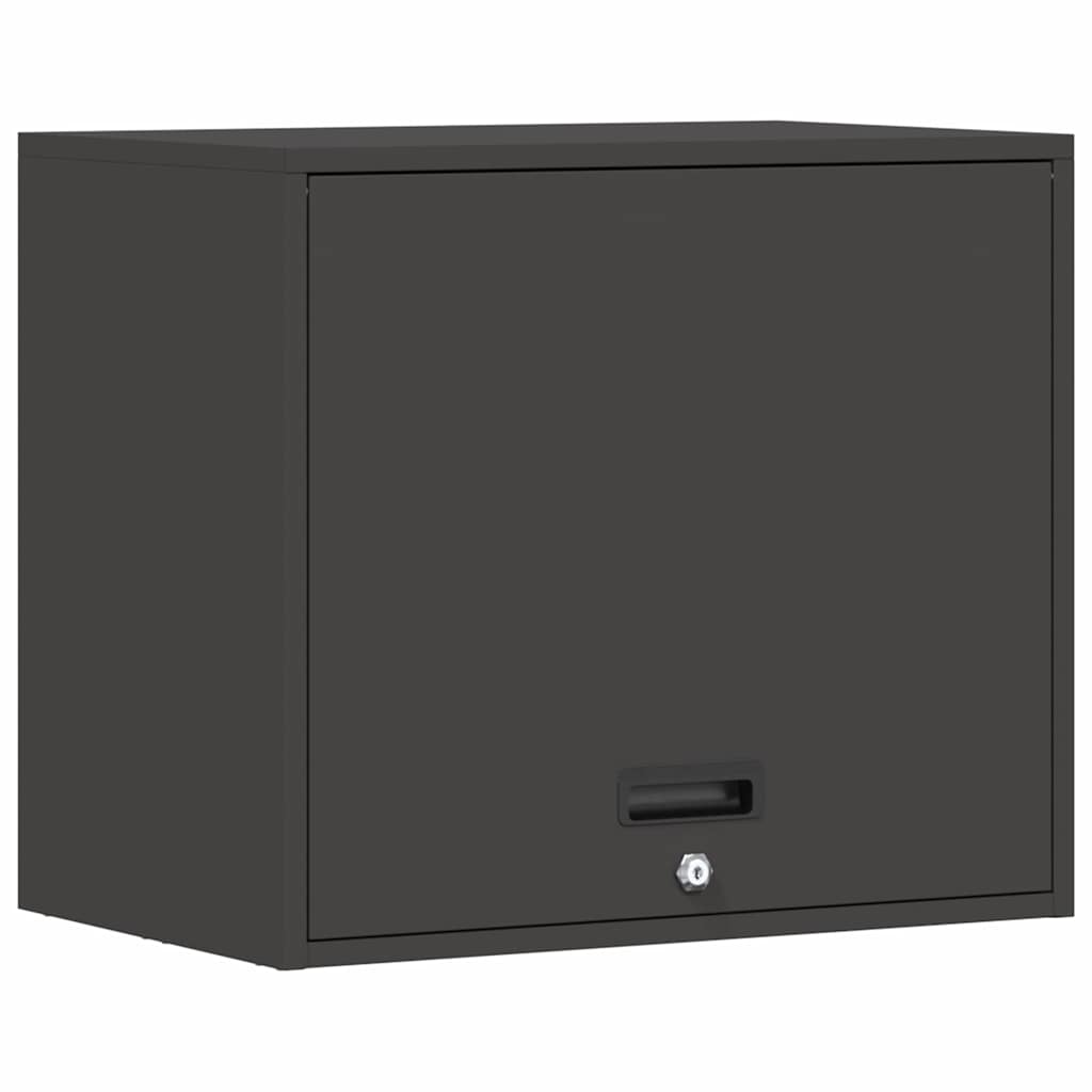 Armadio a muro per garage Nero 60 x 40 x 53 cm | homemem39