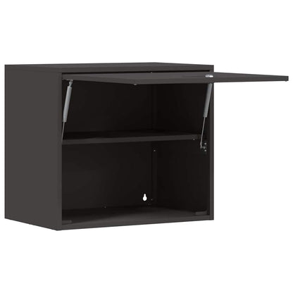 Armadio a muro per garage Nero 60 x 40 x 53 cm