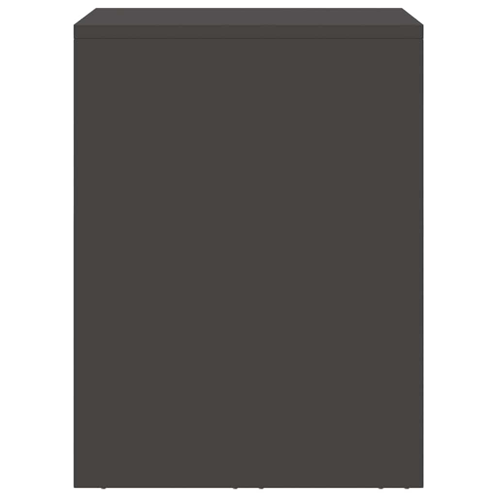 Armadio a muro per garage Nero 60 x 40 x 53 cm | homemem39