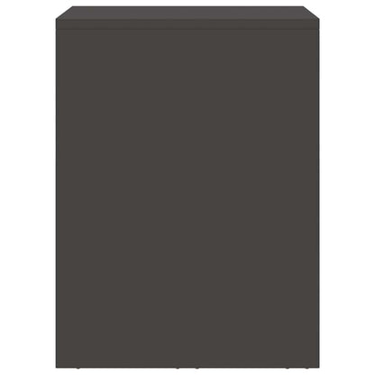 Armadio a muro per garage Nero 60 x 40 x 53 cm