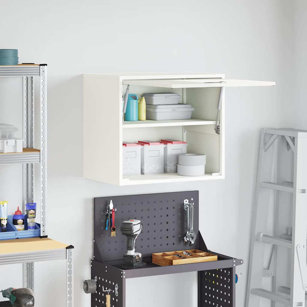 Armadio a muro per garage Bianco 60 x 40 x 53 cm | homemem39