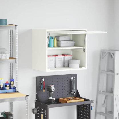 Armadio a muro per garage Bianco 60 x 40 x 53 cm | homemem39