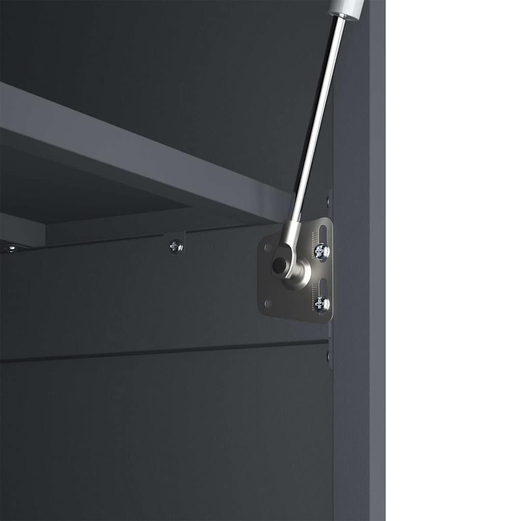 Armadio a muro per garage Antracite 60 x 40 x 53 cm | homemem39