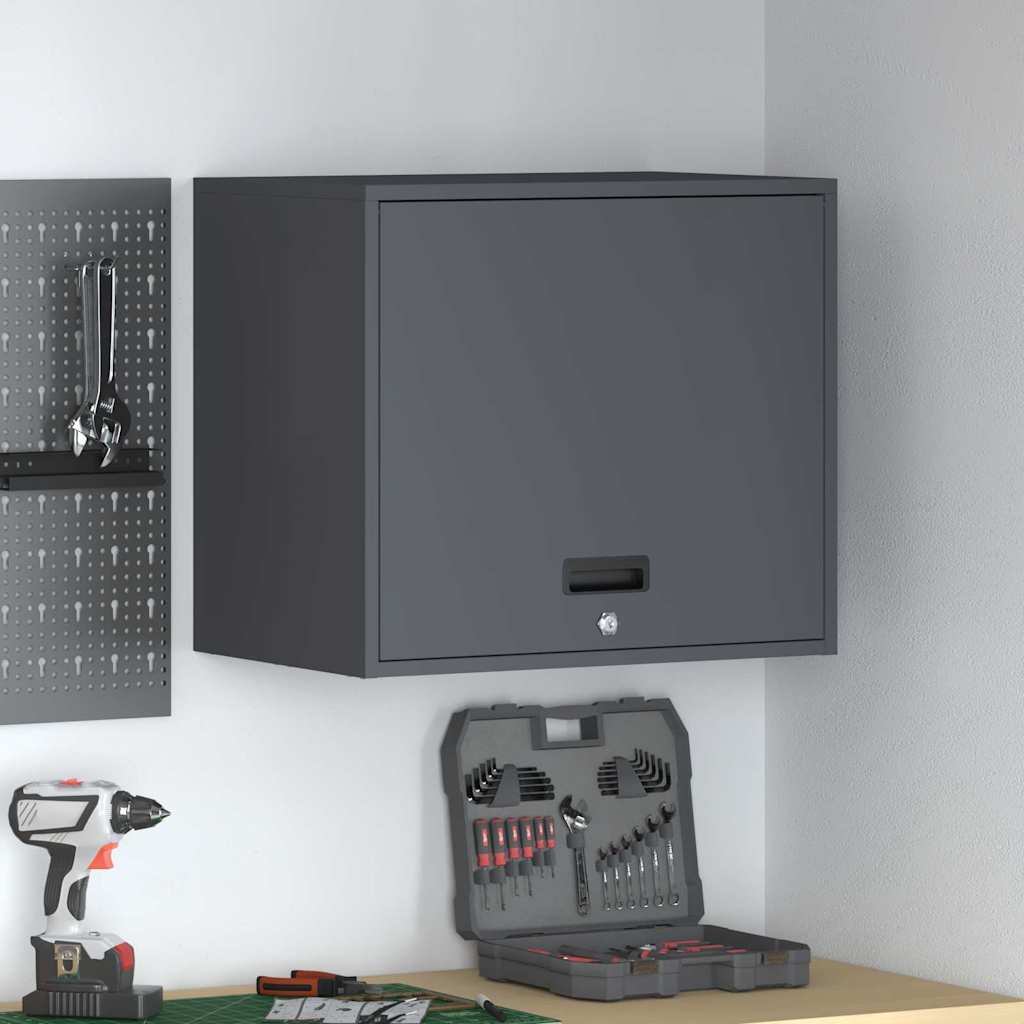 Armadio a muro per garage Antracite 60 x 40 x 53 cm | homemem39