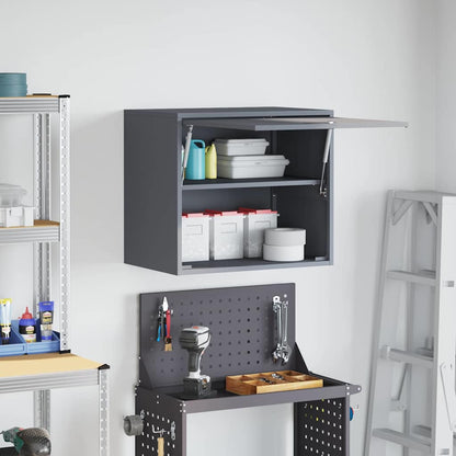 Armadio a muro per garage Antracite 60 x 40 x 53 cm | homemem39