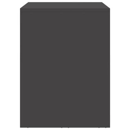 Armadio a muro per garage Nero 90 x 33 x 35 cm | homemem39