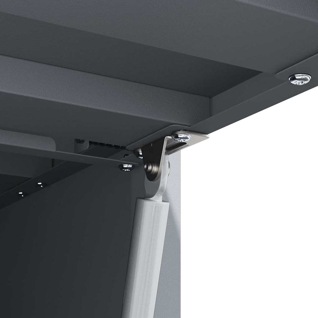 Armadio a muro per garage Antracite 90 x 33 x 35 cm | homemem39