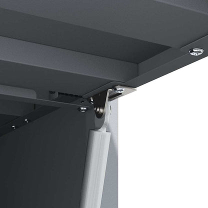 Armadio a muro per garage Antracite 90 x 33 x 35 cm | homemem39