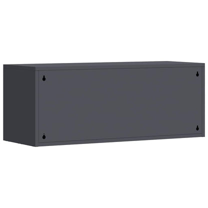 Armadio a muro per garage Antracite 90 x 33 x 35 cm | homemem39