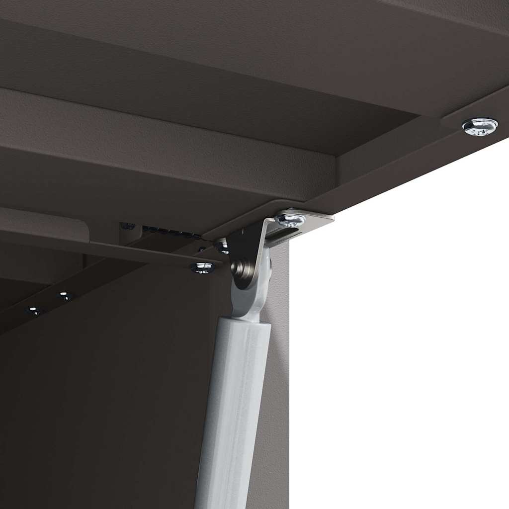 Armadio a muro per garage Nero 80 x 33 x 35 cm | homemem39