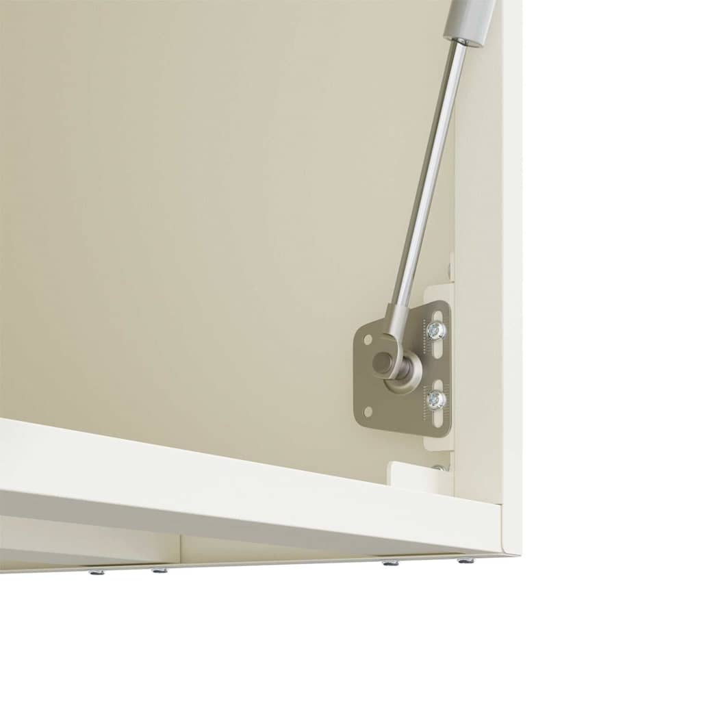 Armadio a muro per garage Bianco 80 x 33 x 35 cm | homemem39