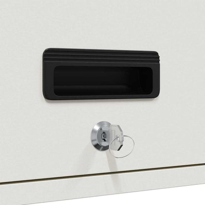Armadio a muro per garage Bianco 80 x 33 x 35 cm
