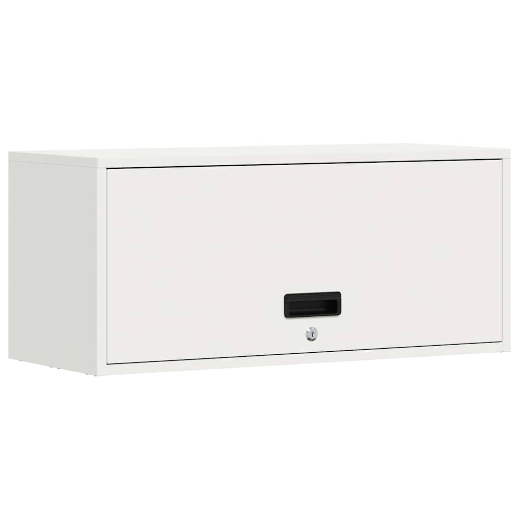 Armadio a muro per garage Bianco 80 x 33 x 35 cm | homemem39