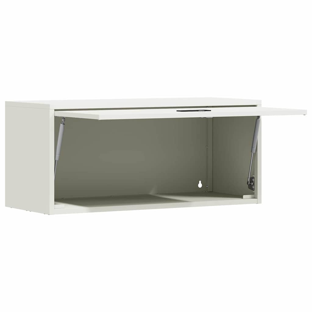 Armadio a muro per garage Bianco 80 x 33 x 35 cm | homemem39