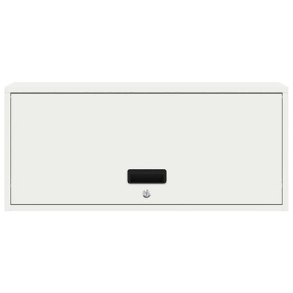 Armadio a muro per garage Bianco 80 x 33 x 35 cm | homemem39