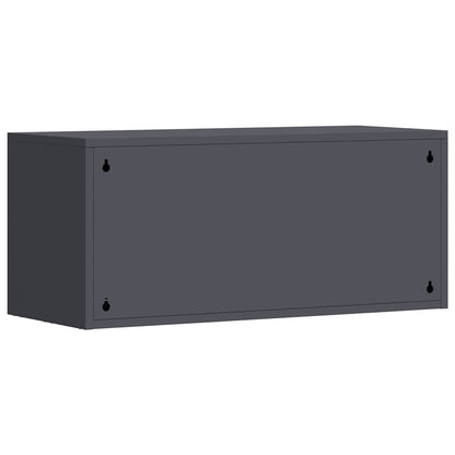Armadio a muro per garage Antracite 80 x 33 x 35 cm | homemem39