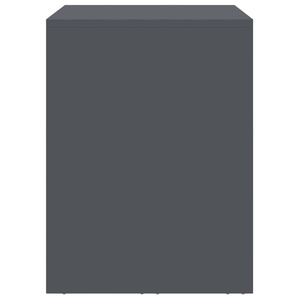 Armadio a muro per garage Antracite 80 x 33 x 35 cm | homemem39