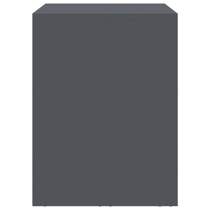 Armadio a muro per garage Antracite 80 x 33 x 35 cm | homemem39