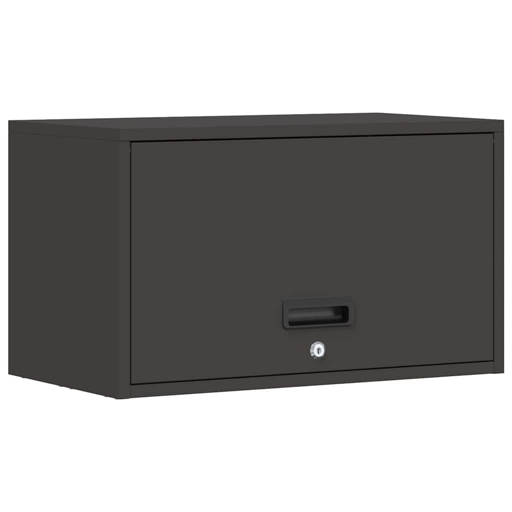 Armadio a muro per garage Nero 60 x 33 x 35 cm | homemem39