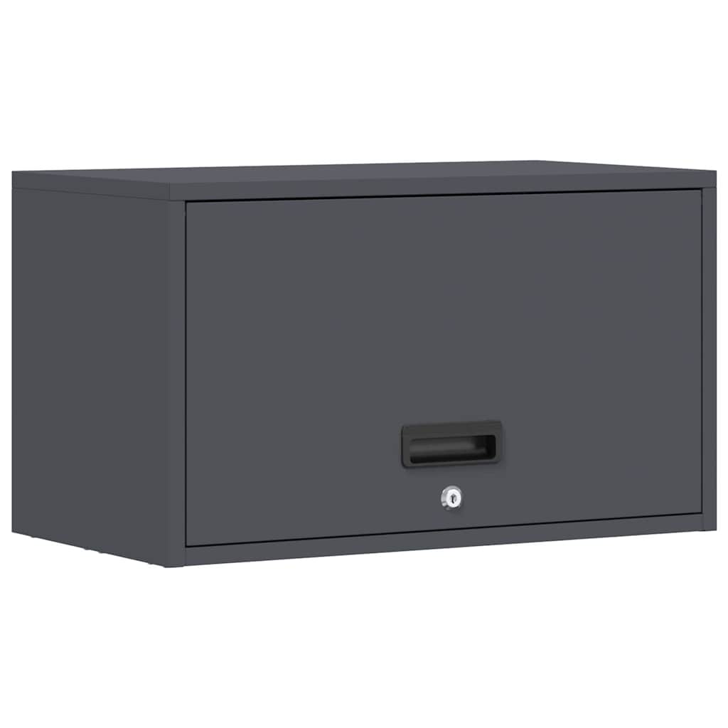 Armadio a muro per garage Antracite 60 x 33 x 35 cm | homemem39