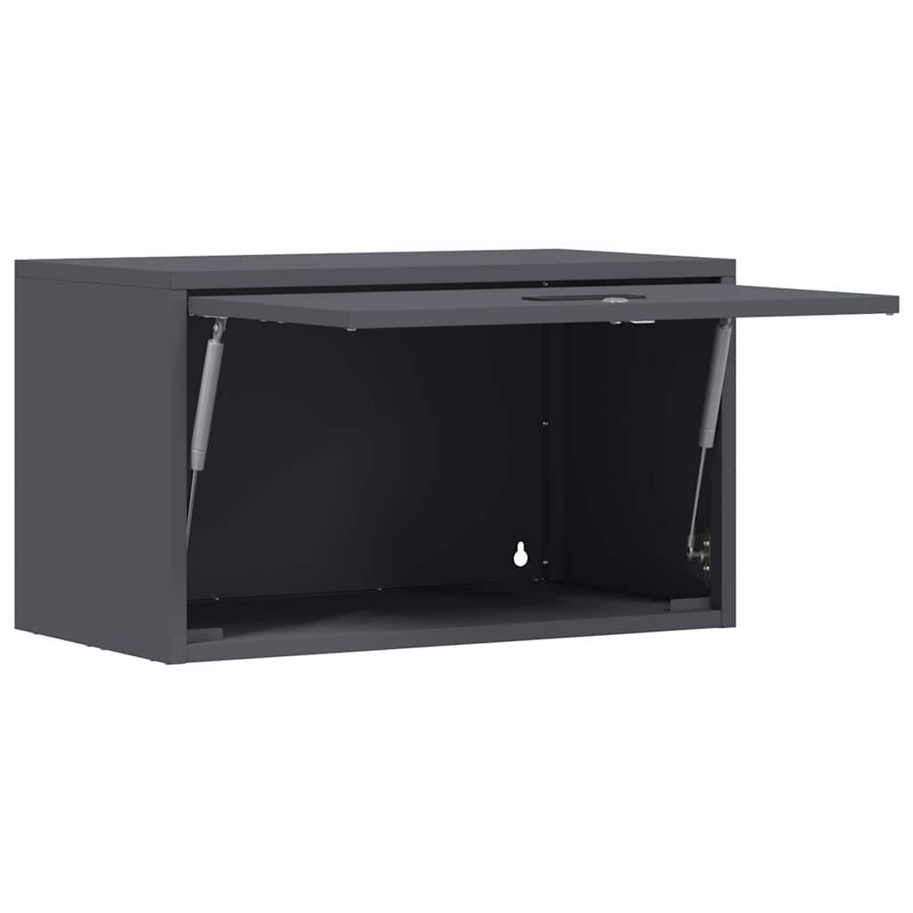 Armadio a muro per garage Antracite 60 x 33 x 35 cm