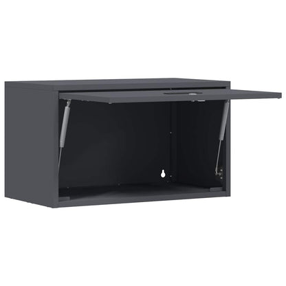 Armadio a muro per garage Antracite 60 x 33 x 35 cm