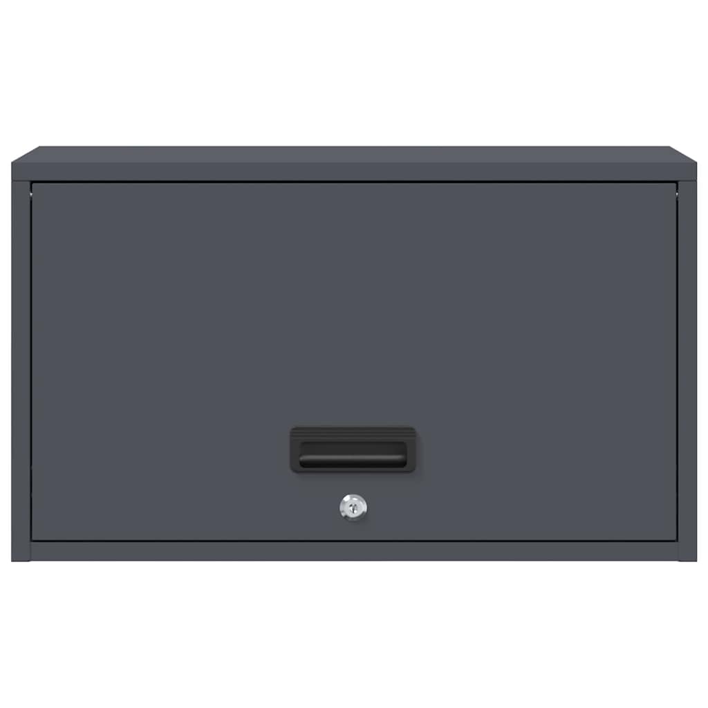 Armadio a muro per garage Antracite 60 x 33 x 35 cm | homemem39