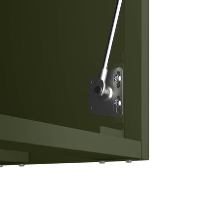 Armadio a muro per garage Oliver verde 60 x 33 x 35 cm | homemem39