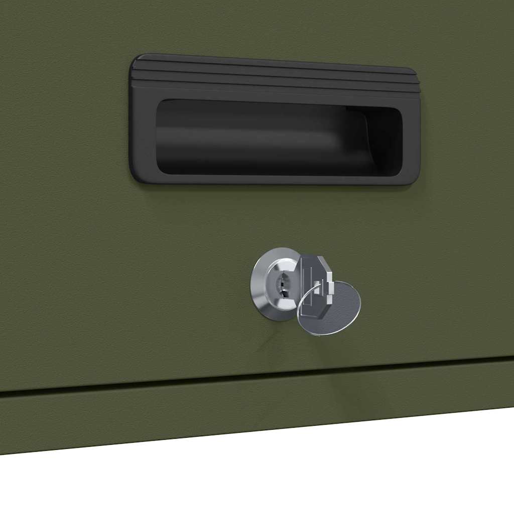 Armadio a muro per garage Oliver verde 60 x 33 x 35 cm