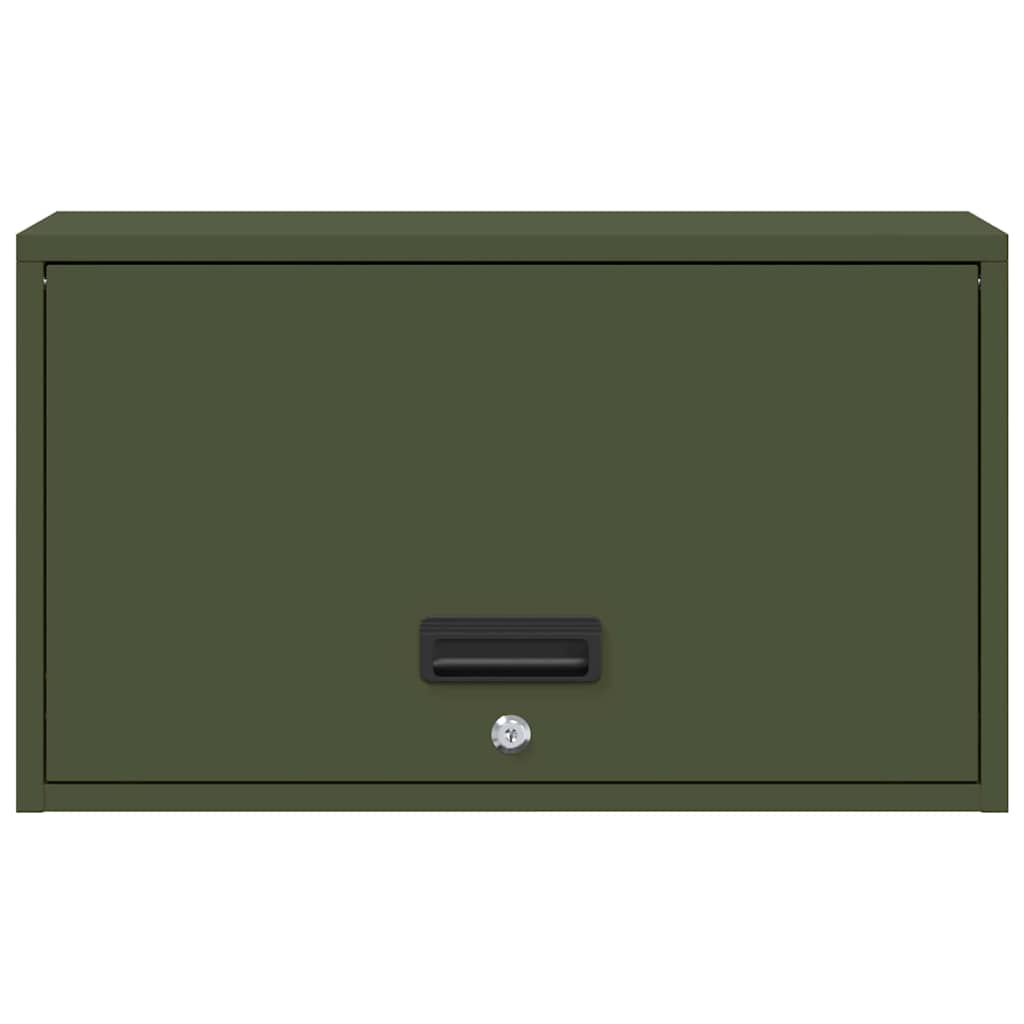 Armadio a muro per garage Oliver verde 60 x 33 x 35 cm