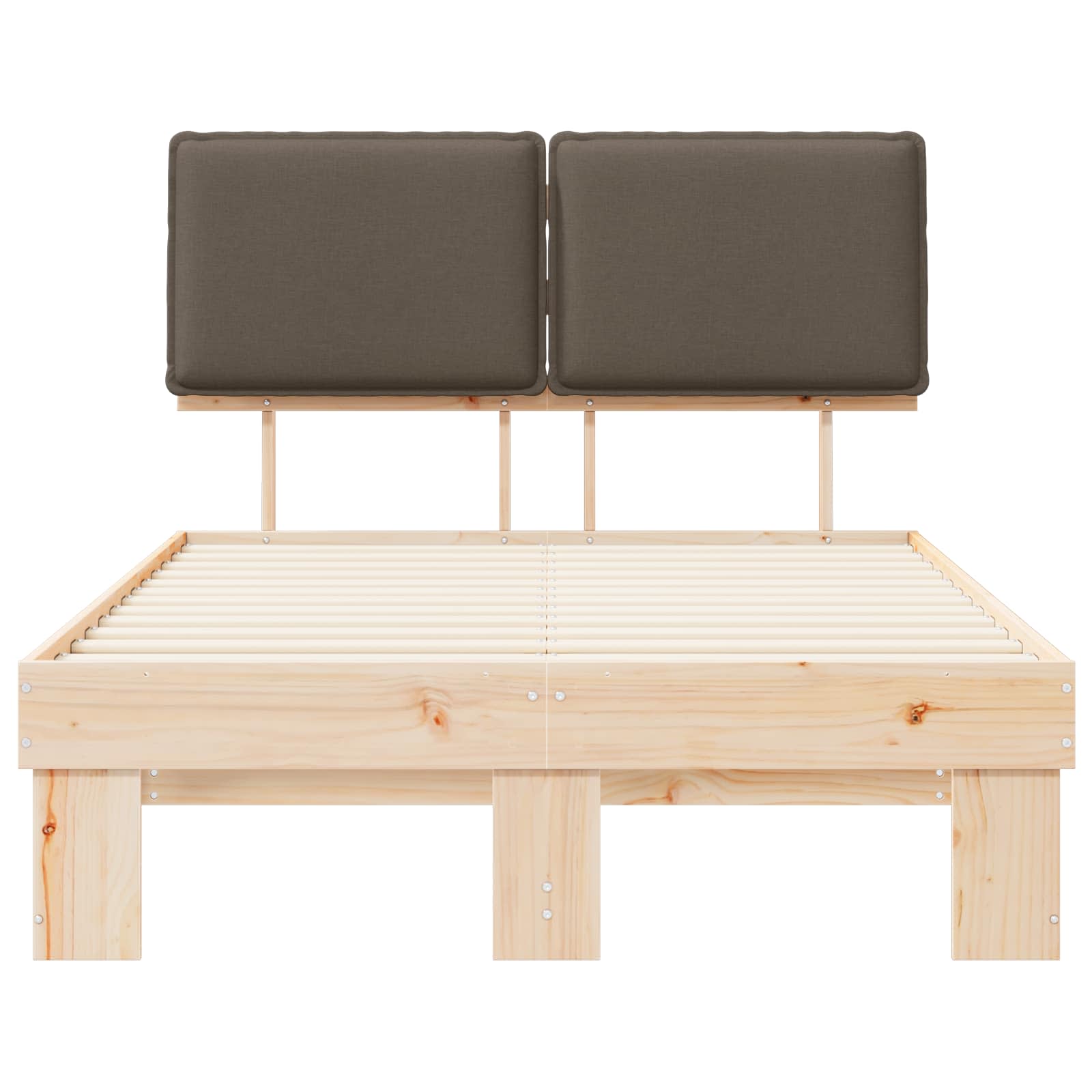 Letto con Testiera Rivestita Talpa 120 x 200 cm Pino massello | homemem39