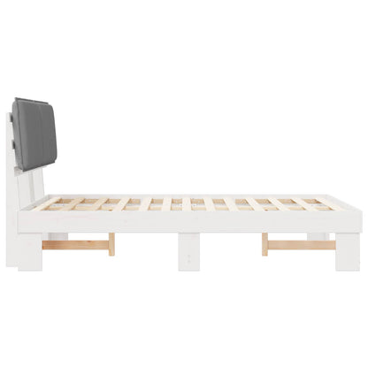 Letto con Testiera Rivestita Grigio chiaro 120 x 200 cm | homemem39