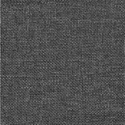 Letto con Testiera Rivestita Grigio scuro 150 x 200 cm