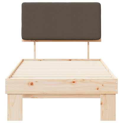 Letto con Testiera Rivestita Talpa 80 x 200 cm Pino massello