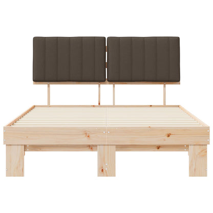 Letto con Testiera Rivestita Talpa 140 x 200 cm Pino massello | homemem39