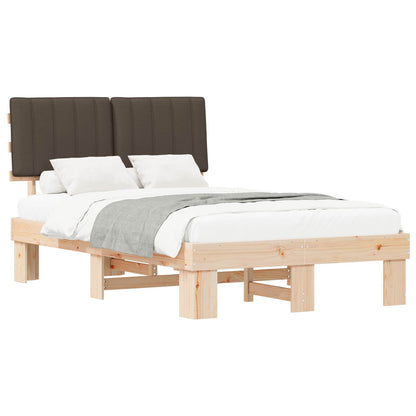 Letto con Testiera Rivestita Talpa 120 x 190 cm Pino massello | homemem39