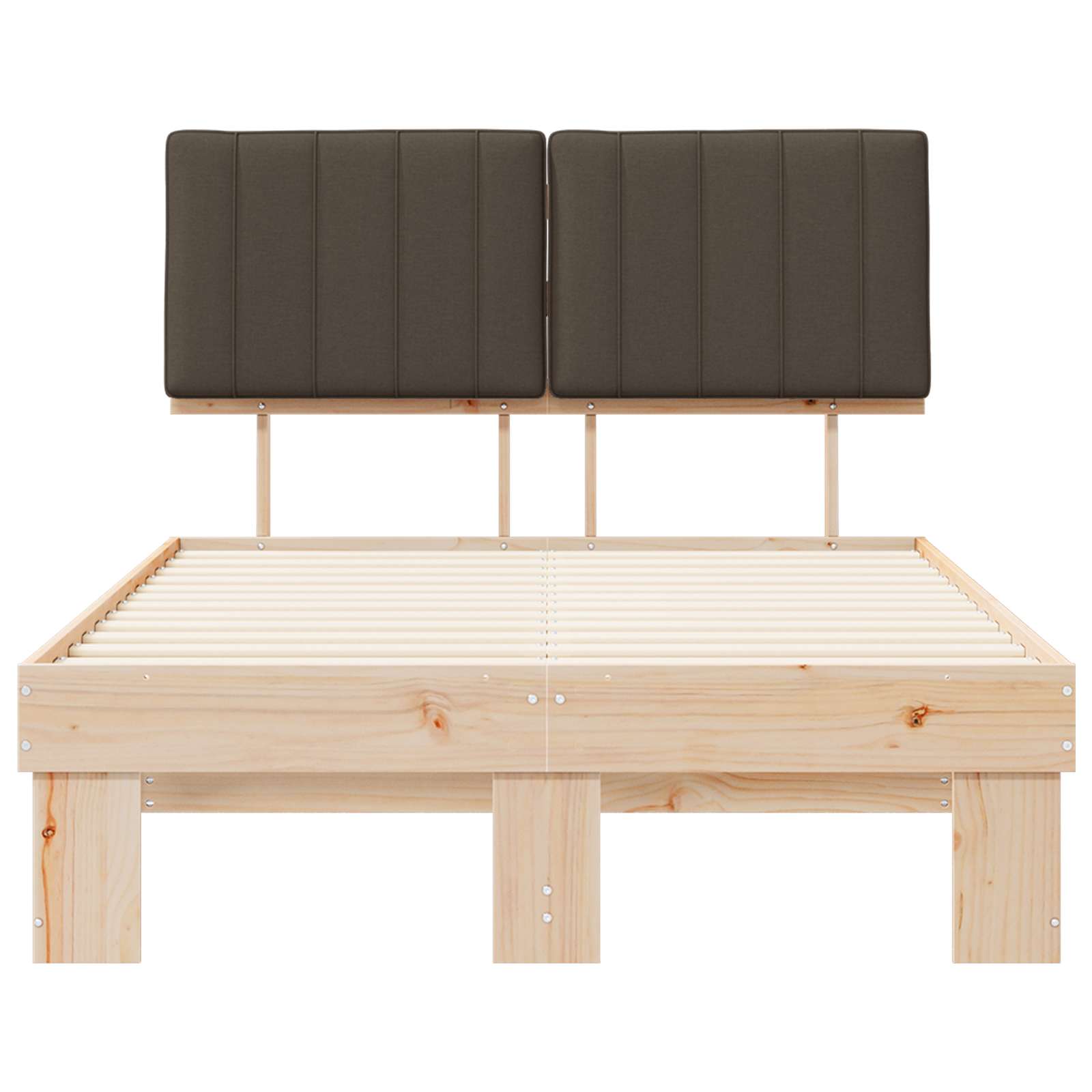 Letto con Testiera Rivestita Talpa 120 x 190 cm Pino massello | homemem39