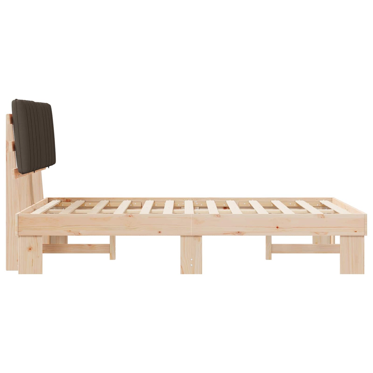 Letto con Testiera Rivestita Talpa 120 x 190 cm Pino massello | homemem39