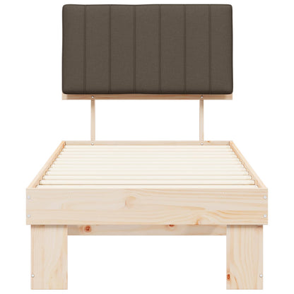 Letto con Testiera Rivestita Talpa 80 x 200 cm Pino massello | homemem39