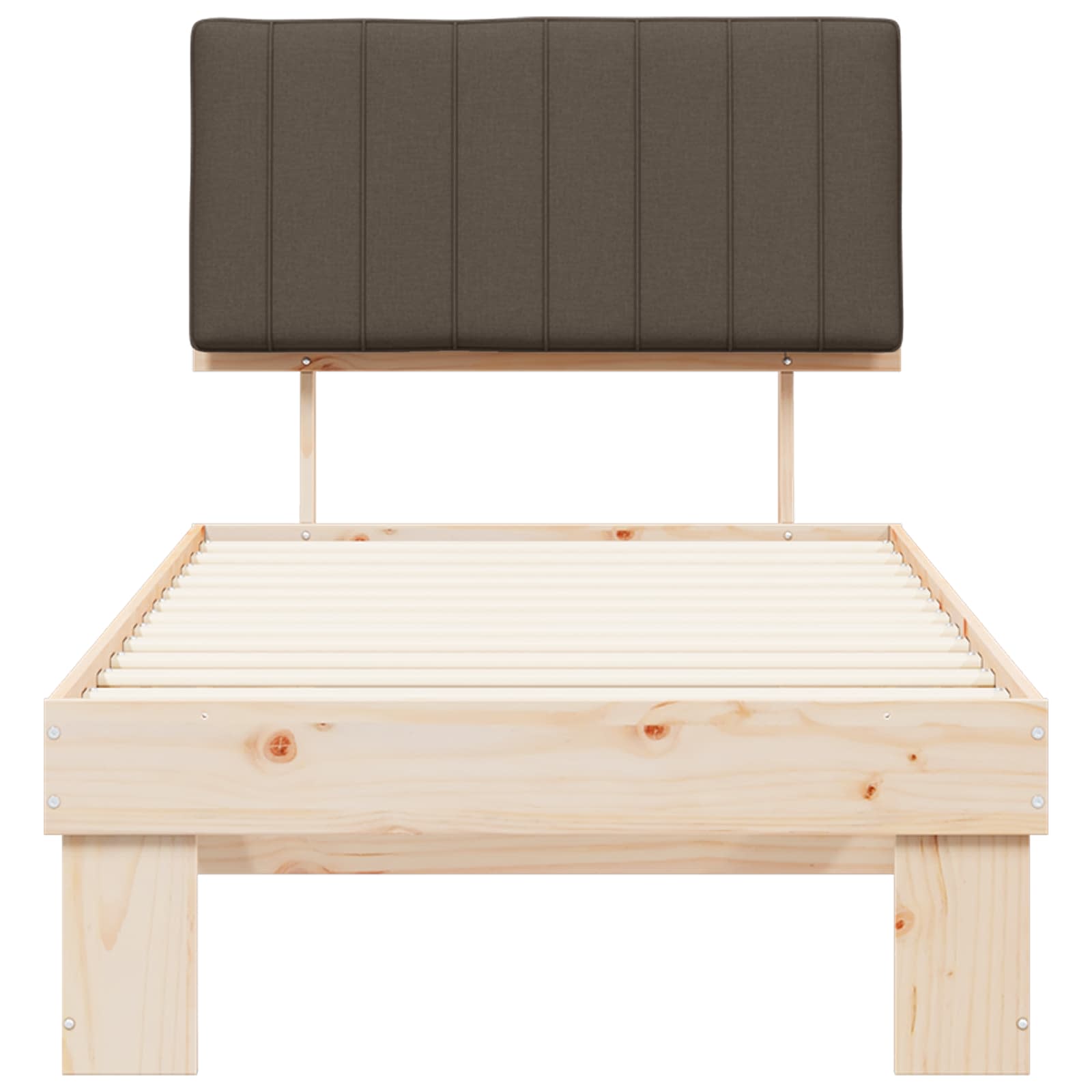 Letto con Testiera Rivestita Talpa 90 x 190 cm Pino massello | homemem39