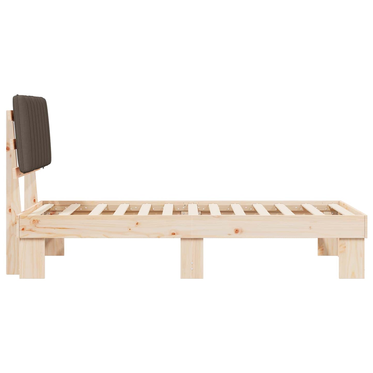 Letto con Testiera Rivestita Talpa 90 x 190 cm Pino massello | homemem39