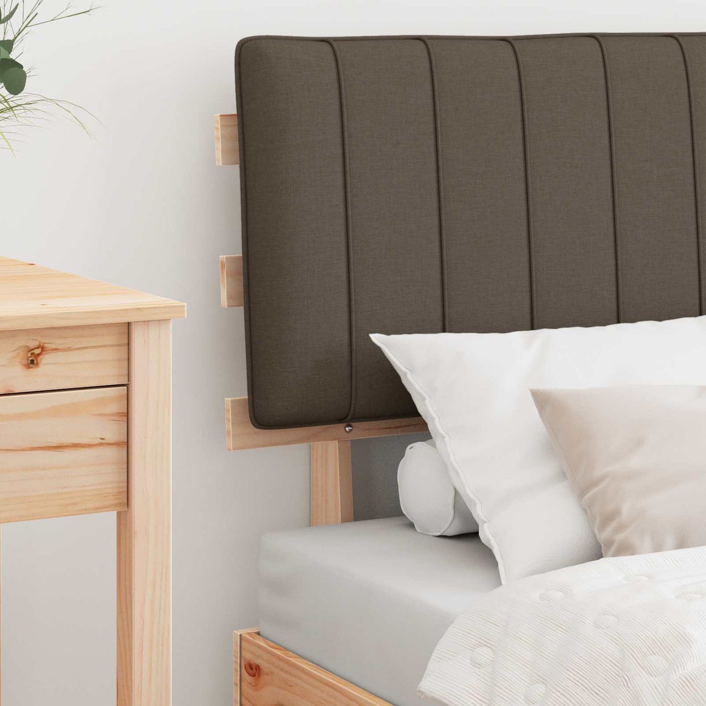 Letto con Testiera Rivestita Talpa 75 x 190 cm Pino massello | homemem39