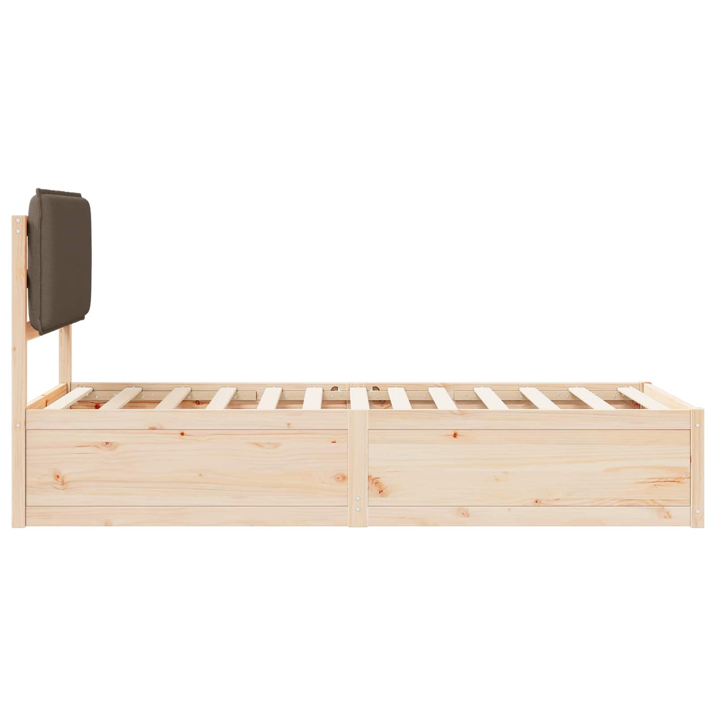 Letto con Testiera Rivestita Talpa 75 x 190 cm Pino massello | homemem39