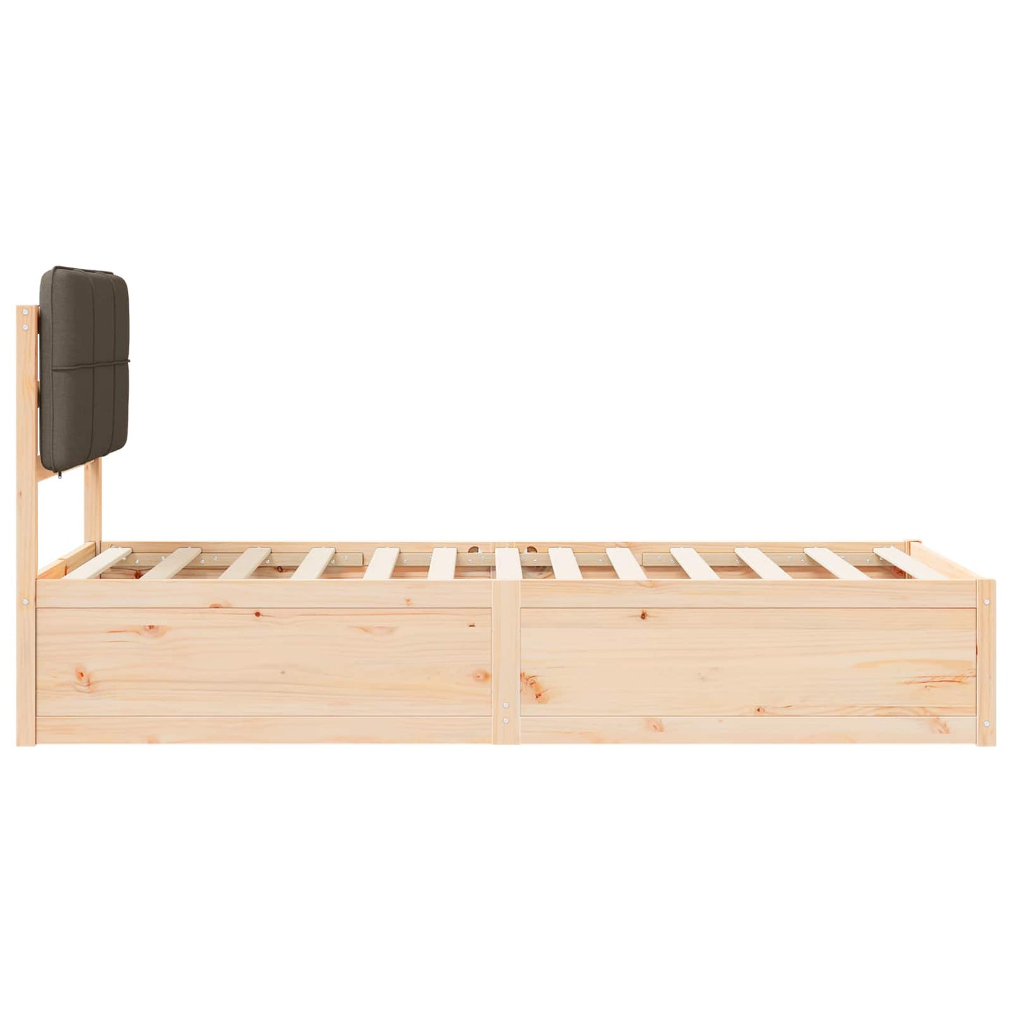 Letto con Testiera Rivestita Talpa 90 x 200 cm Pino massello | homemem39