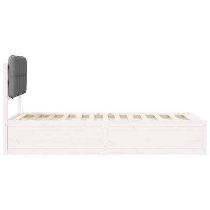 Letto con Testiera Rivestita Grigio chiaro 90 x 200 cm | homemem39